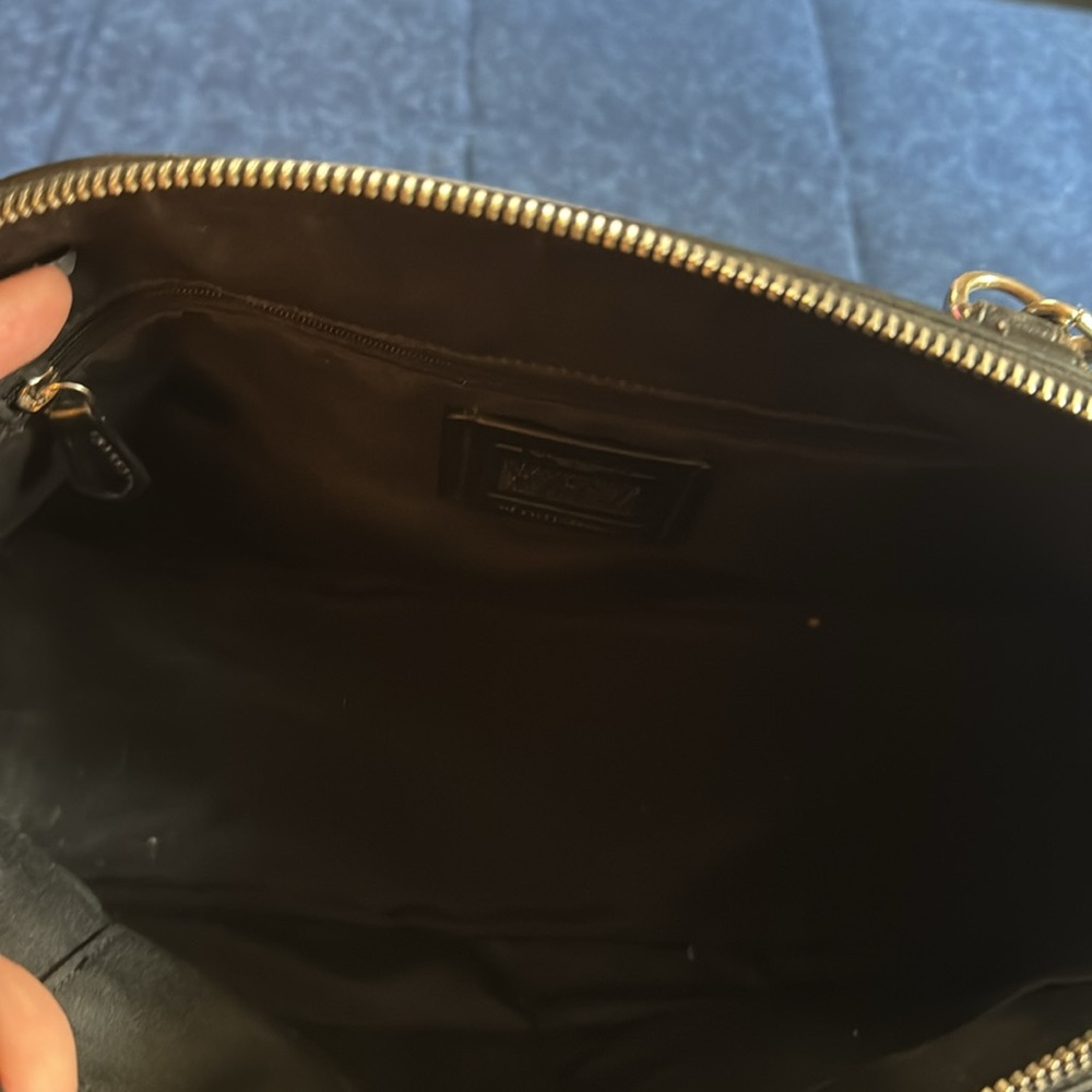 COACH | Black Signature Canvas Sierra Mini Satchel Authentic - Picture 6 of 15